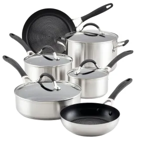 10-piece Hybrid Stainless Steel Cookware Set