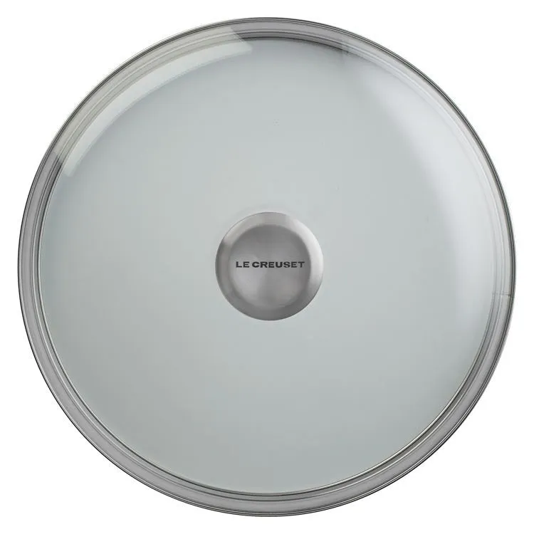 10" Glass Lid with Stainless Steel Knob