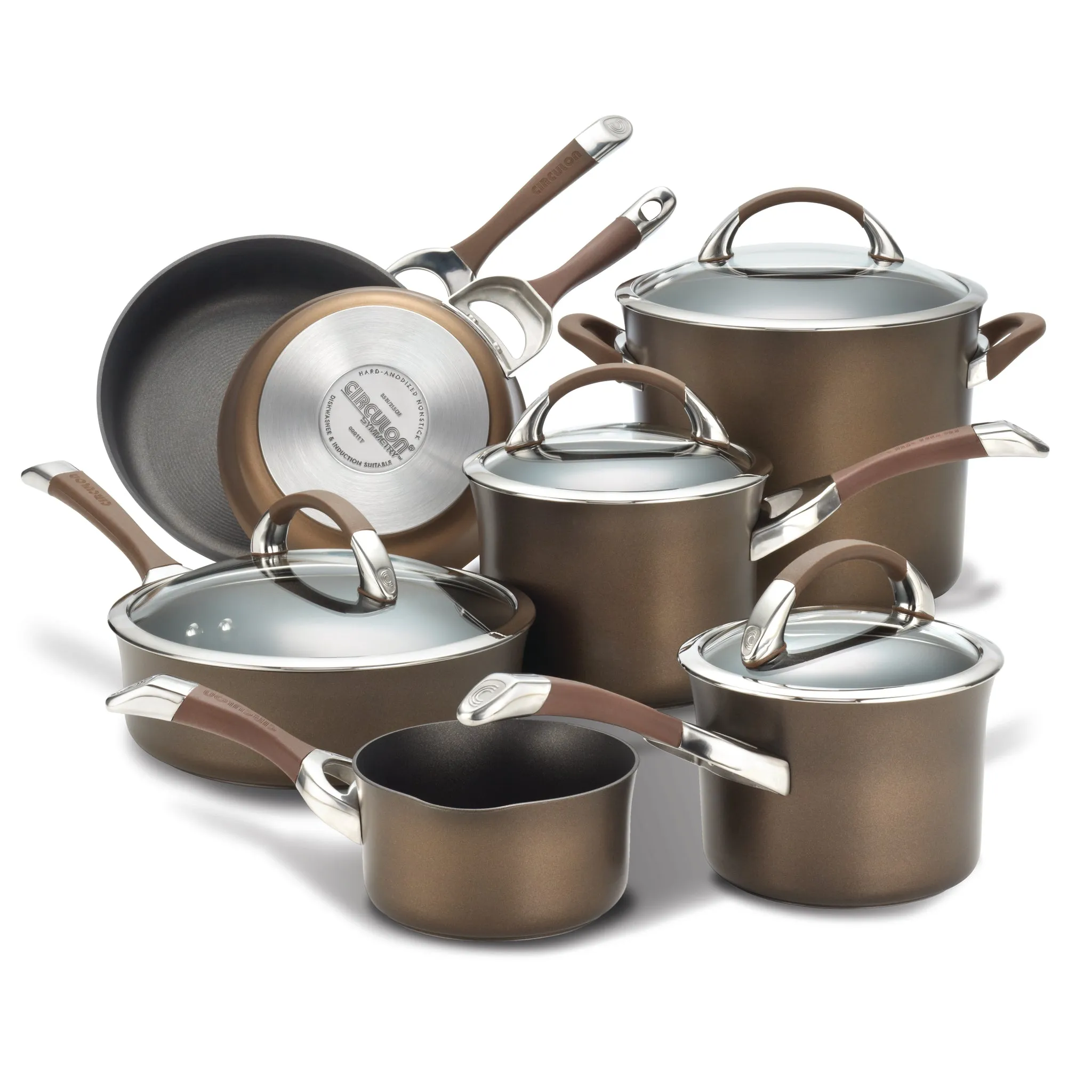 11-Piece Cookware Set: Nonstick & Hard-Anodized