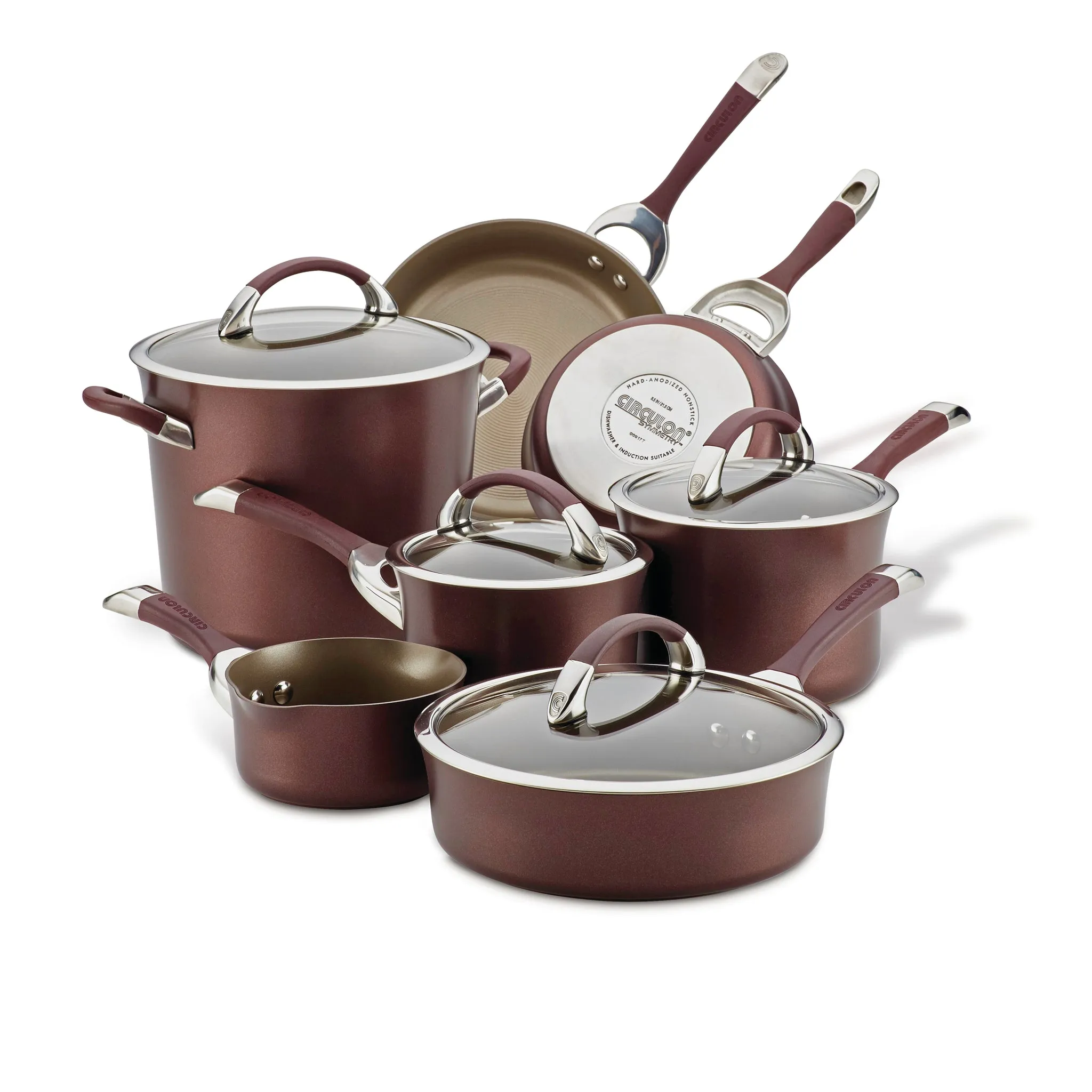 11-Piece Cookware Set: Nonstick & Hard-Anodized