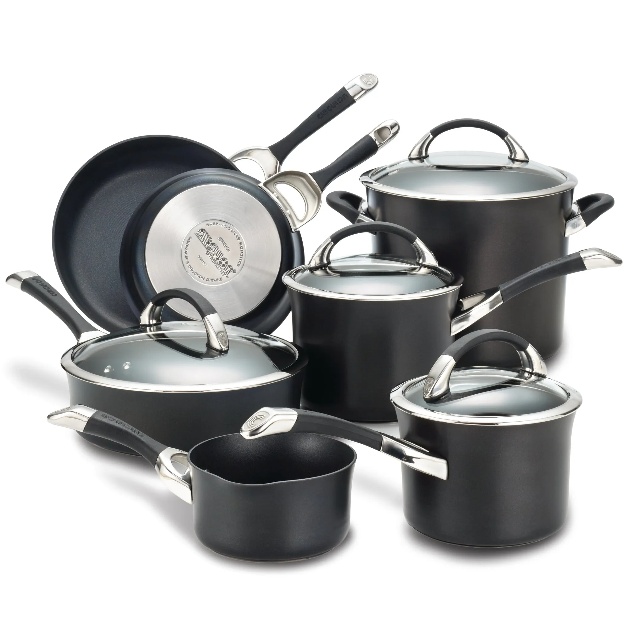 11-Piece Cookware Set: Nonstick & Hard-Anodized