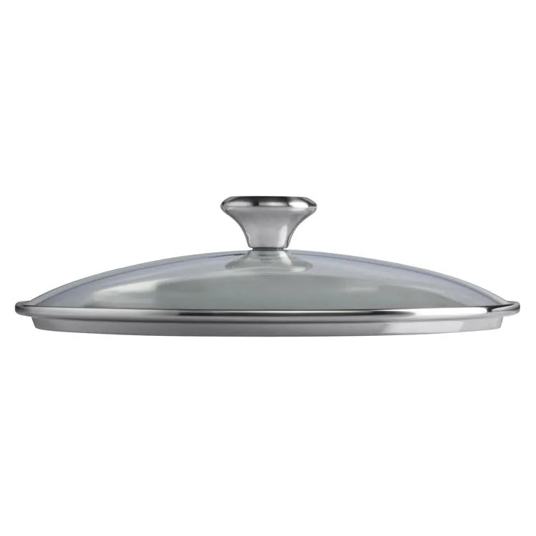 11" Glass Lid with Stainless Steel Knob