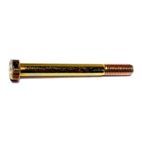 1/2"-13 x 5" Zinc Plated Grade 8 Hex Cap Screws (10 pcs)