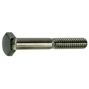 1/4"-20 x 1-3/4" Black Chrome Hex Cap Screws (5 pcs.)