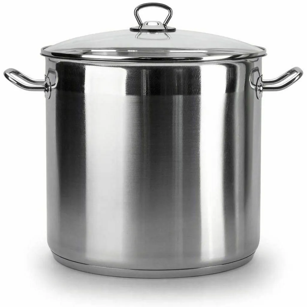 15 Litre Stock Pot With Glass Lid