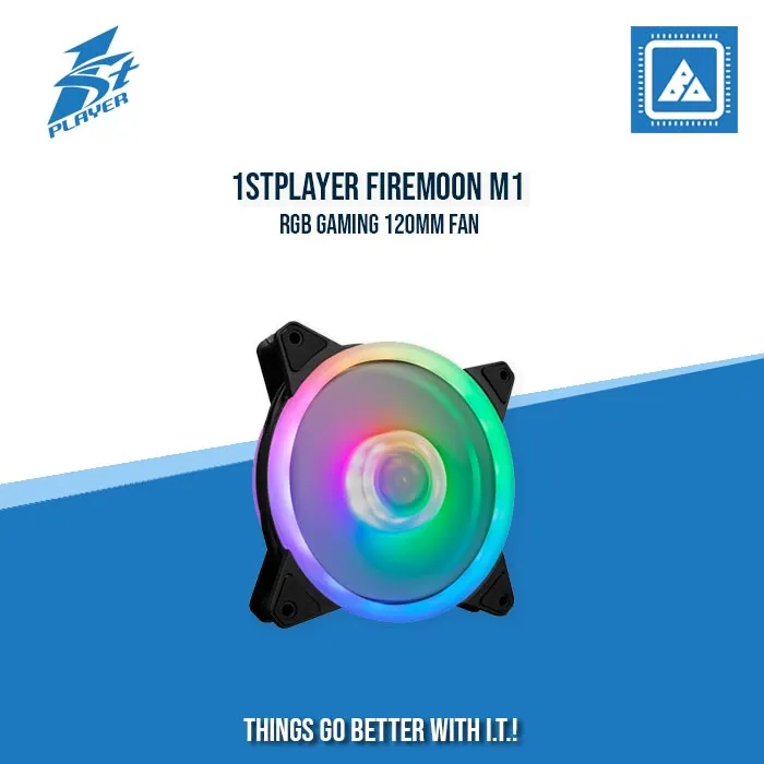 1STPLAYER FIREMOON M1 RGB GAMING 120MM FAN