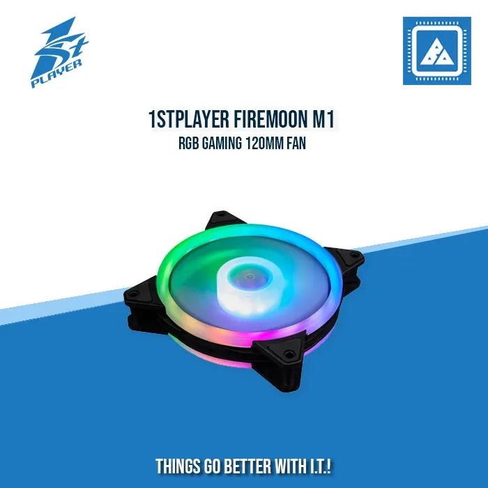 1STPLAYER FIREMOON M1 RGB GAMING 120MM FAN