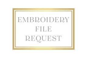 2-Letter Embroidery File Request