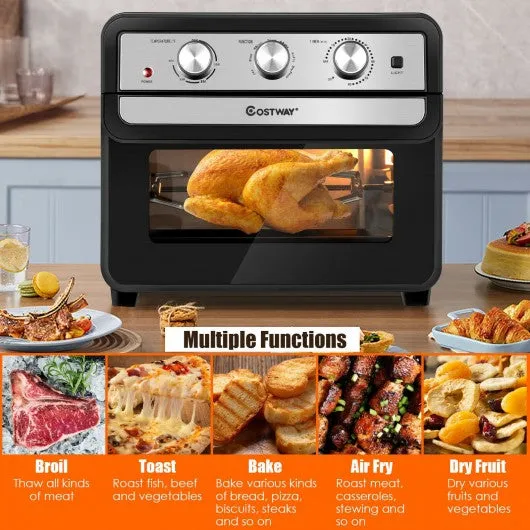 23 QT 6-in-1 Air Fryer Toaster Oven with 9 Accessories