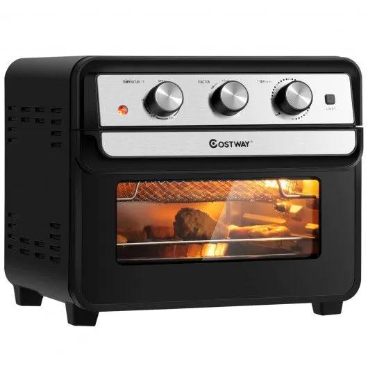 23 QT 6-in-1 Air Fryer Toaster Oven with 9 Accessories