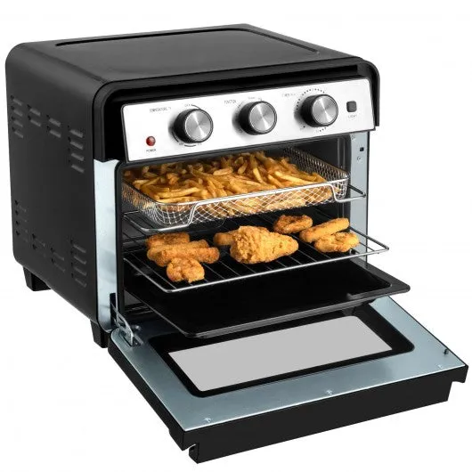 23 QT 6-in-1 Air Fryer Toaster Oven with 9 Accessories