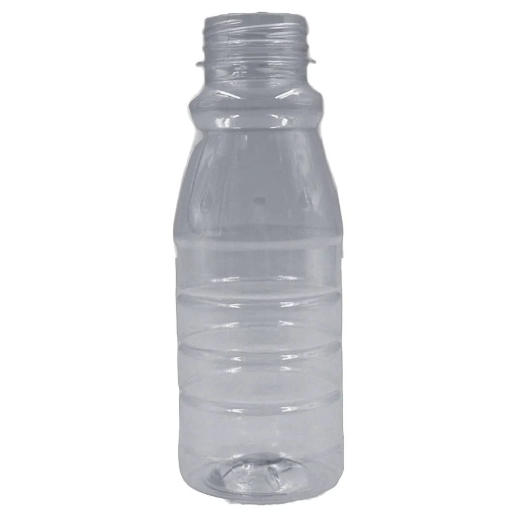 350ml PET Plastic Bottle Clear with Lid 10pack