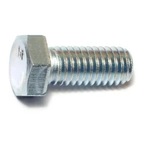 3/8"-16 x 7/8" Zinc Grade 2 / A307 Hex Bolts (100 pcs)