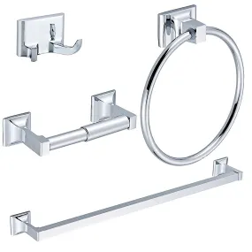 4 Piece Towel Bar Set