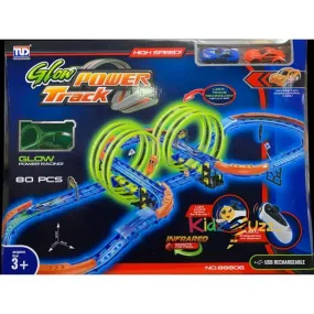 80Pcs Glow Track Set