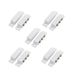 A1 Gadgets NO & NC Type Wired Door Window Sensor Magnetic Switch for Home Alarm System & Wardrobe Light (5 Pieces)