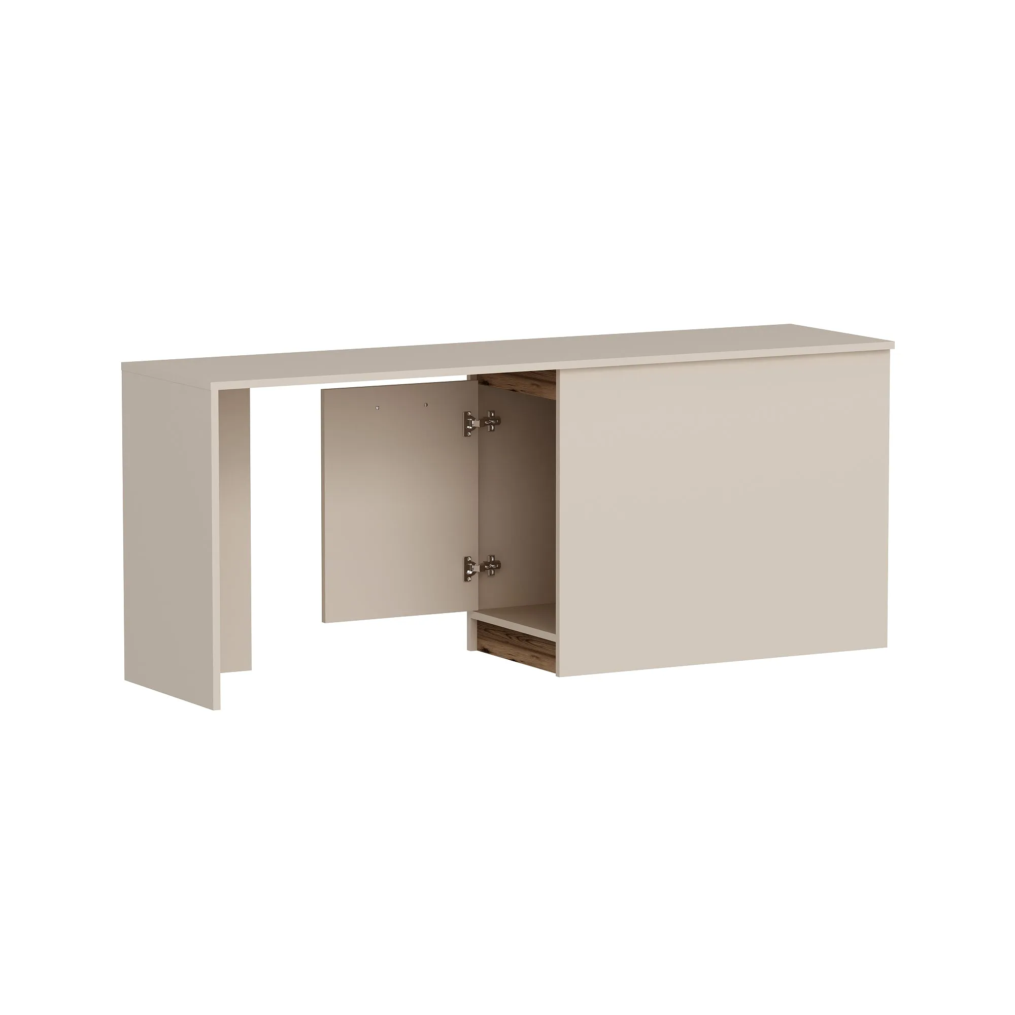 Achille Computer Desk with Cabinet