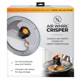 Air Whirl Crisper Air Fryer Lid Glass/Stainless Steel 1 pk