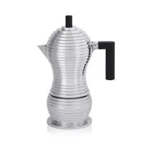 Alessi Pulcina Espresso Coffee Maker - Black / 3 cups