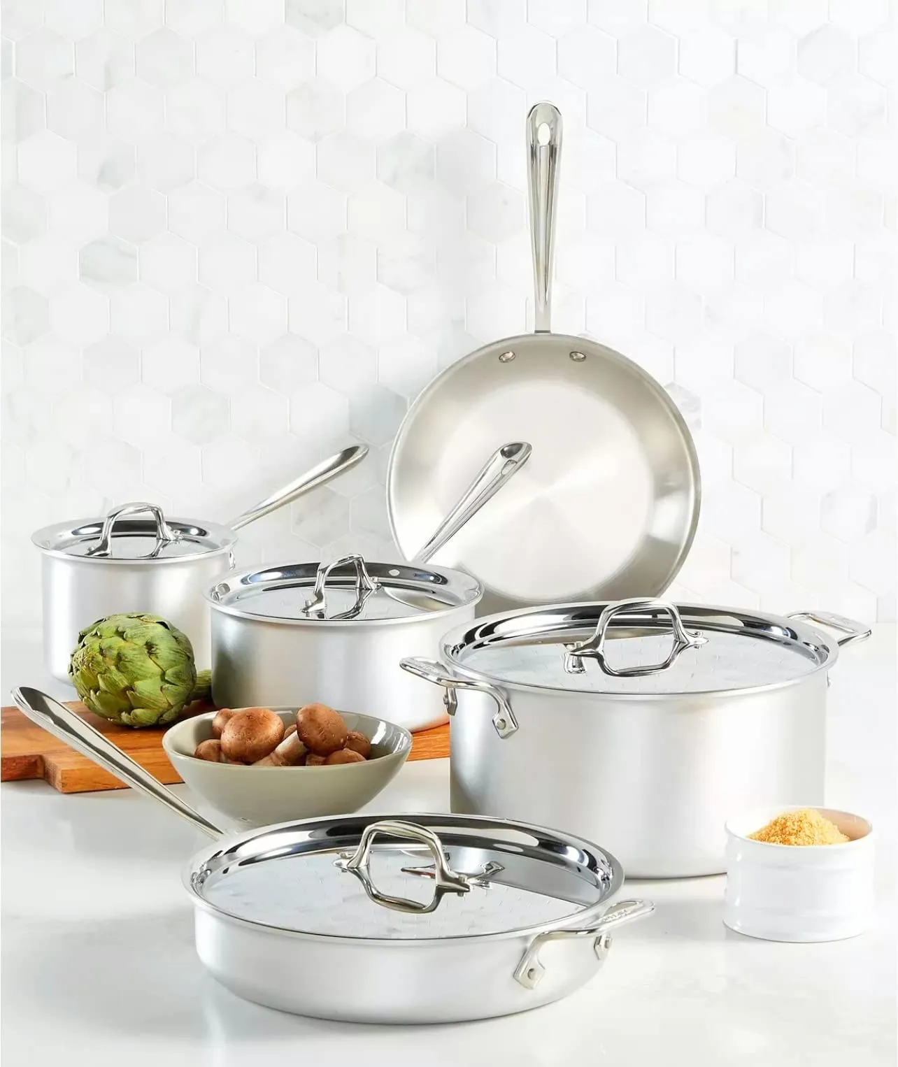 All-Clad Master Chef 9-Pc. Cookware Set