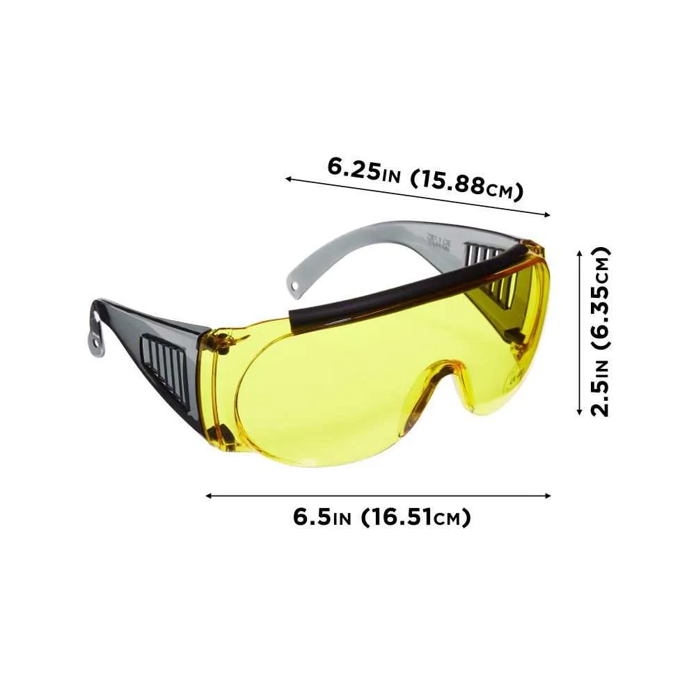 Allen Safety Glasses Impact Resistance - Yellow