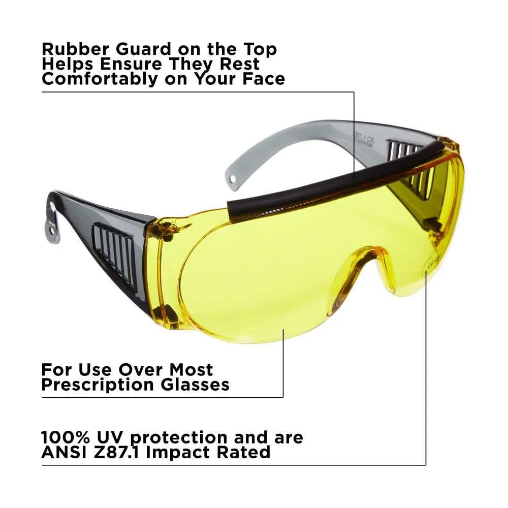 Allen Safety Glasses Impact Resistance - Yellow