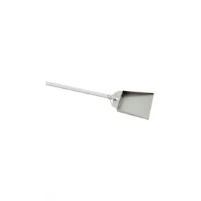 ALUMINATE IRON SHOVEL TO PICK UP ASHES, RAW ALUMINIUM HANDLE