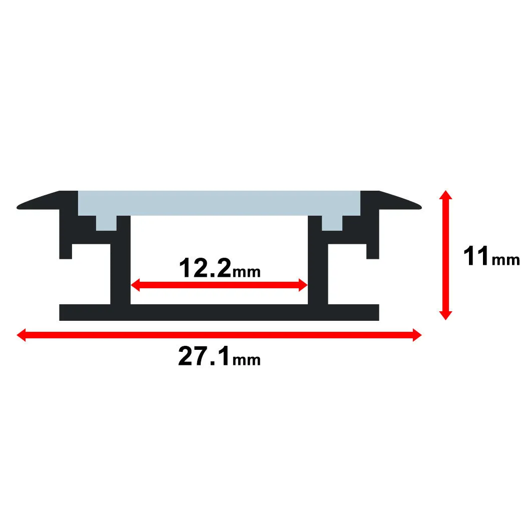 Aluminum Channel - MOSS-ALM-2711