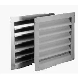 Aluminum Gable Louver Vent, White, 14 x 24-In.