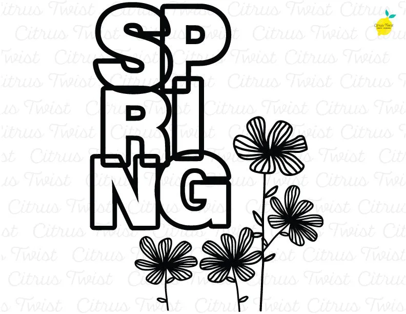 April 2020 - SPRING - Cut File