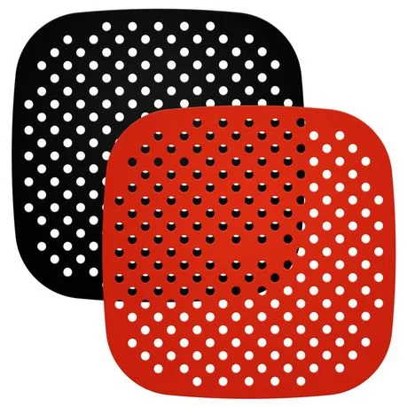 Aqua Silicone Air Fry Liner Mats Square  19x19cm