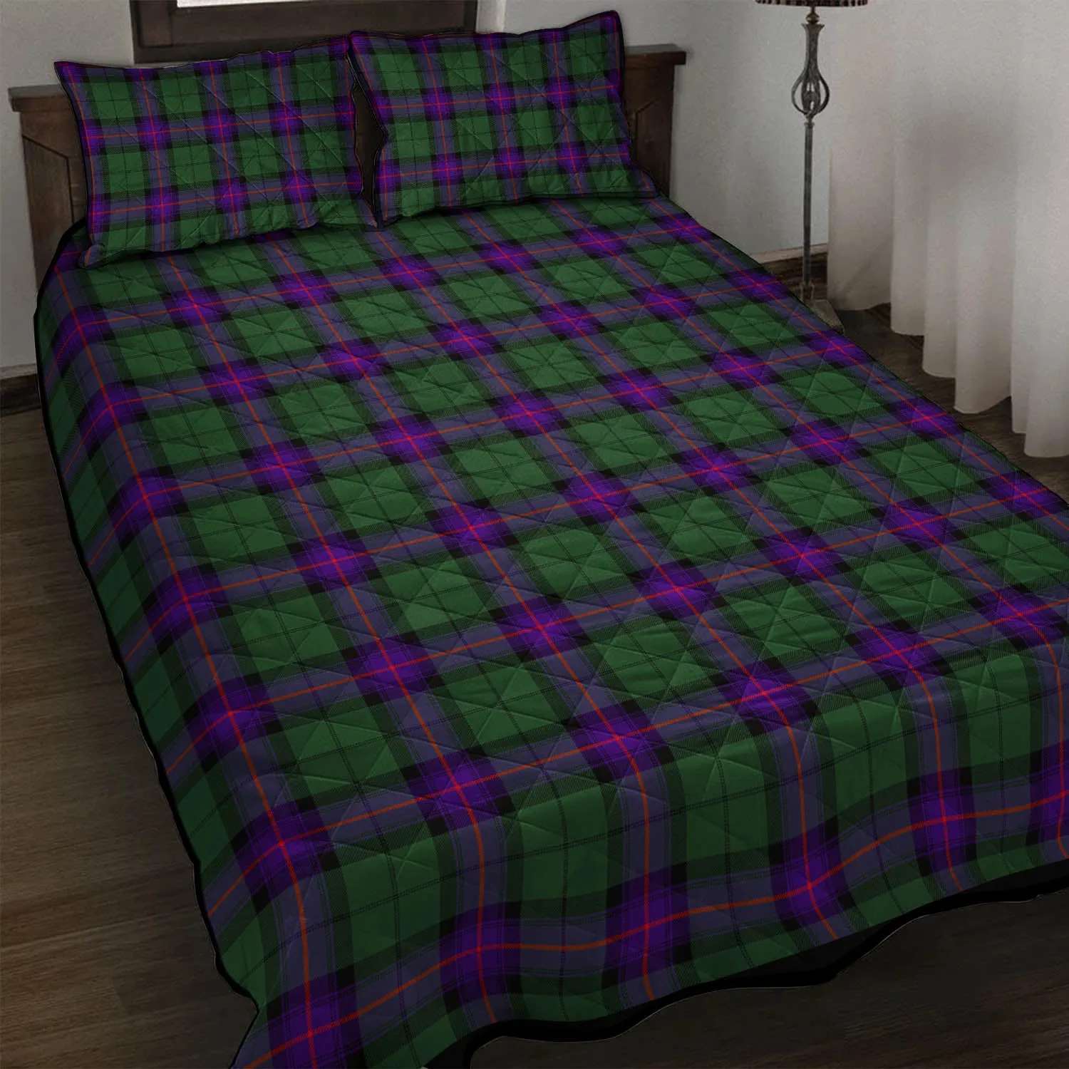 Armstrong Modern Tartan Quilt Bed Set