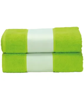 ARTG® SUBLI-Me® bath towel | Lime Green