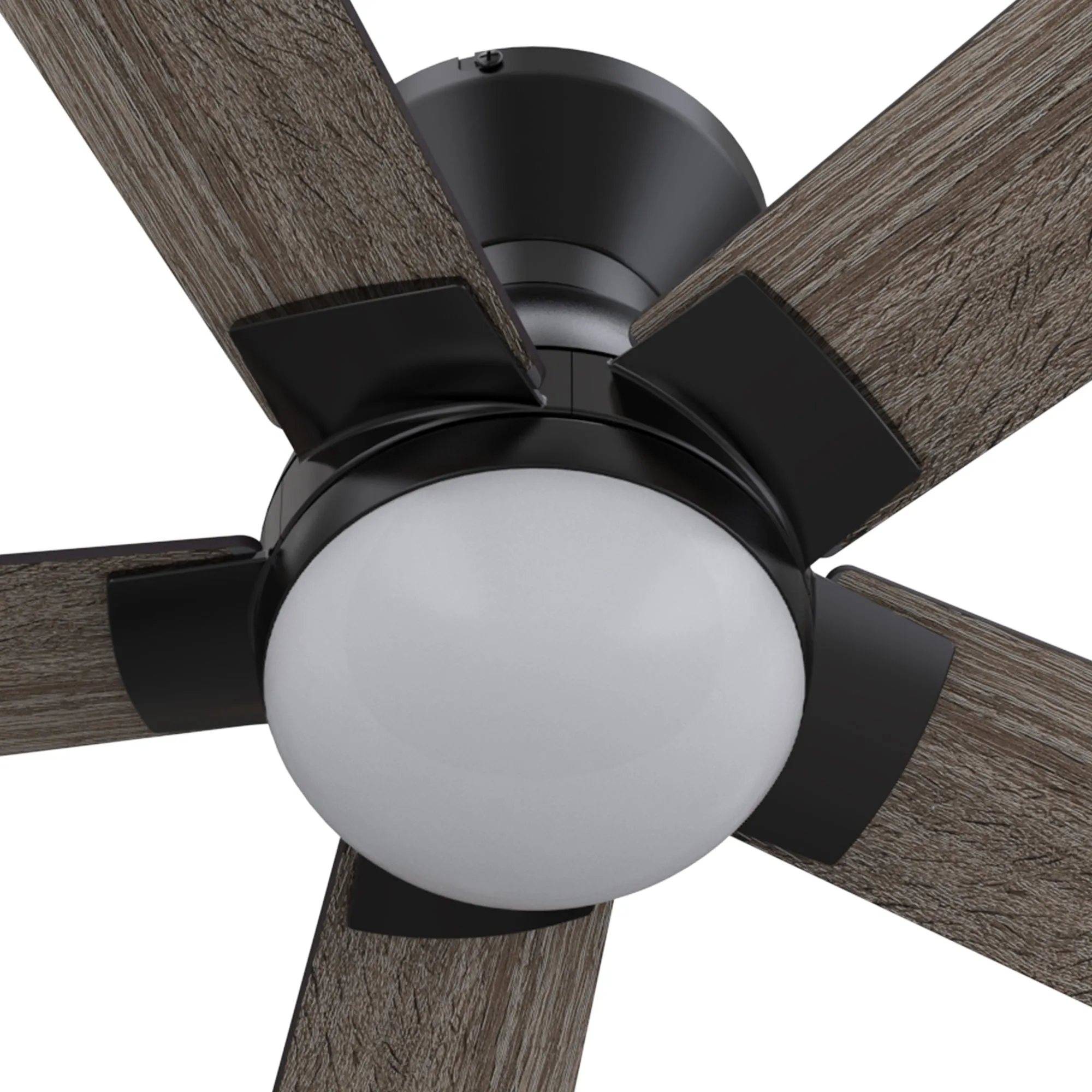 Aspen Ⅱ Low Profile Outdoor/Indoor Smart Ceiling Fan with LED Light 52”