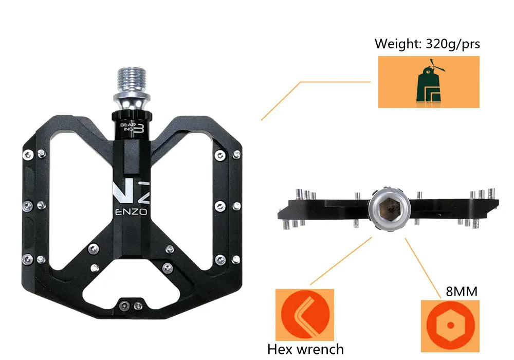 B653 Bicycle Pedals