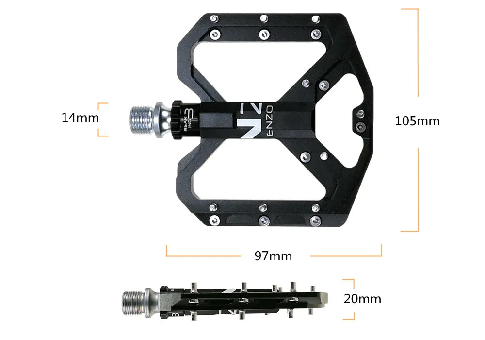 B653 Bicycle Pedals