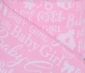 Baby Girl Gender Reveal Ribbon - 2 1/2" x 10 Yards