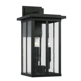 Barrett 3-Light Outdoor Wall Lantern in Black