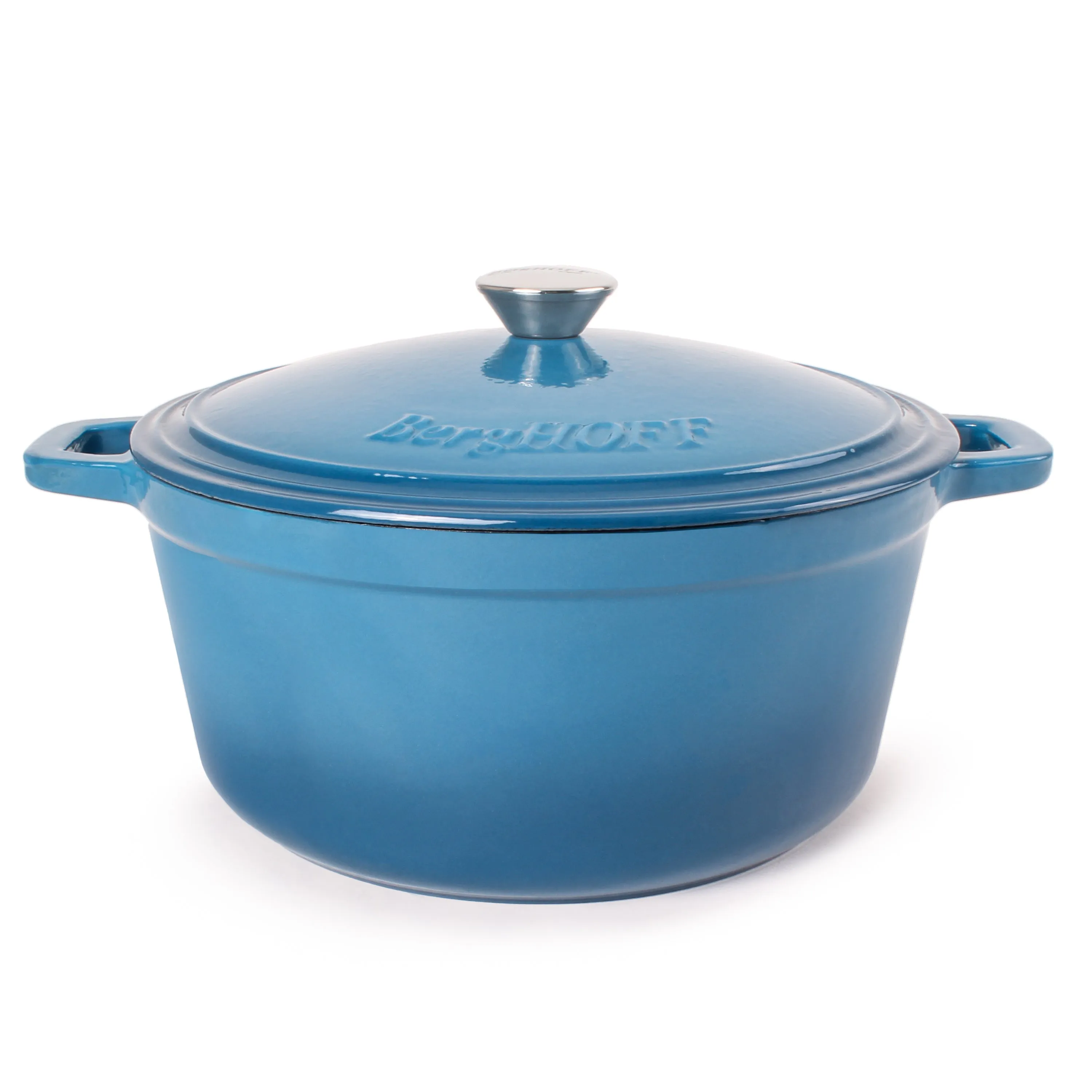 BergHOFF Neo 4pc Cast Iron Cookware Set, 3qt. & 7qt., Blue