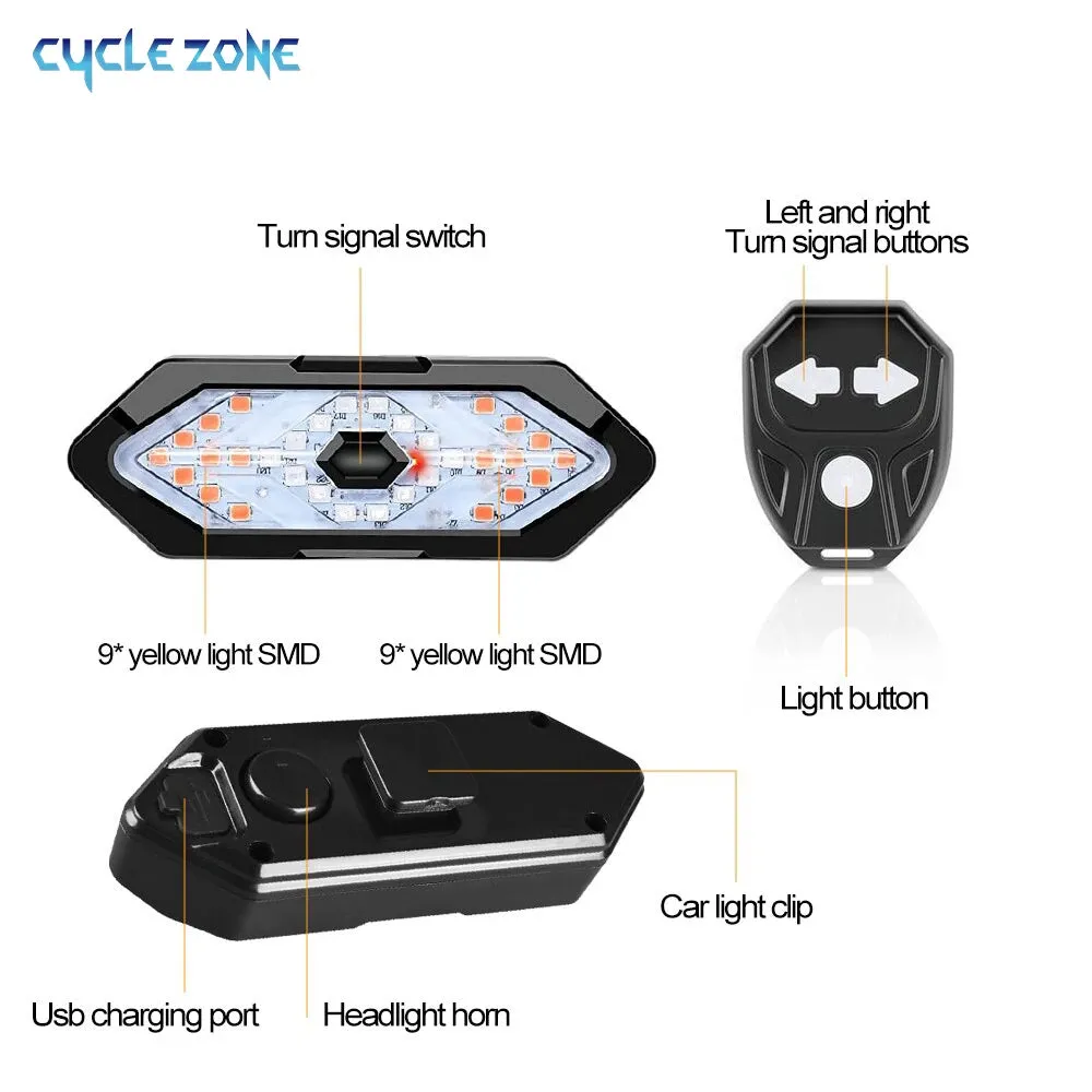 Bicycle Signal Rear Light