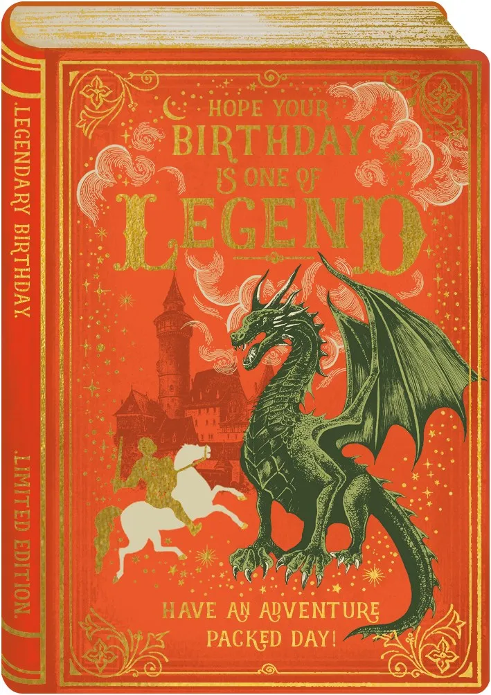 Birthday Legend Birthday Book Card