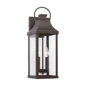 Bradford 2-Light Outdoor Wall Lantern in Oiled Bronze