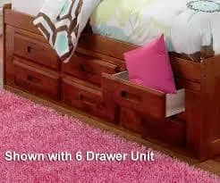 Brayden Captains Bed with Six Storage Drawers