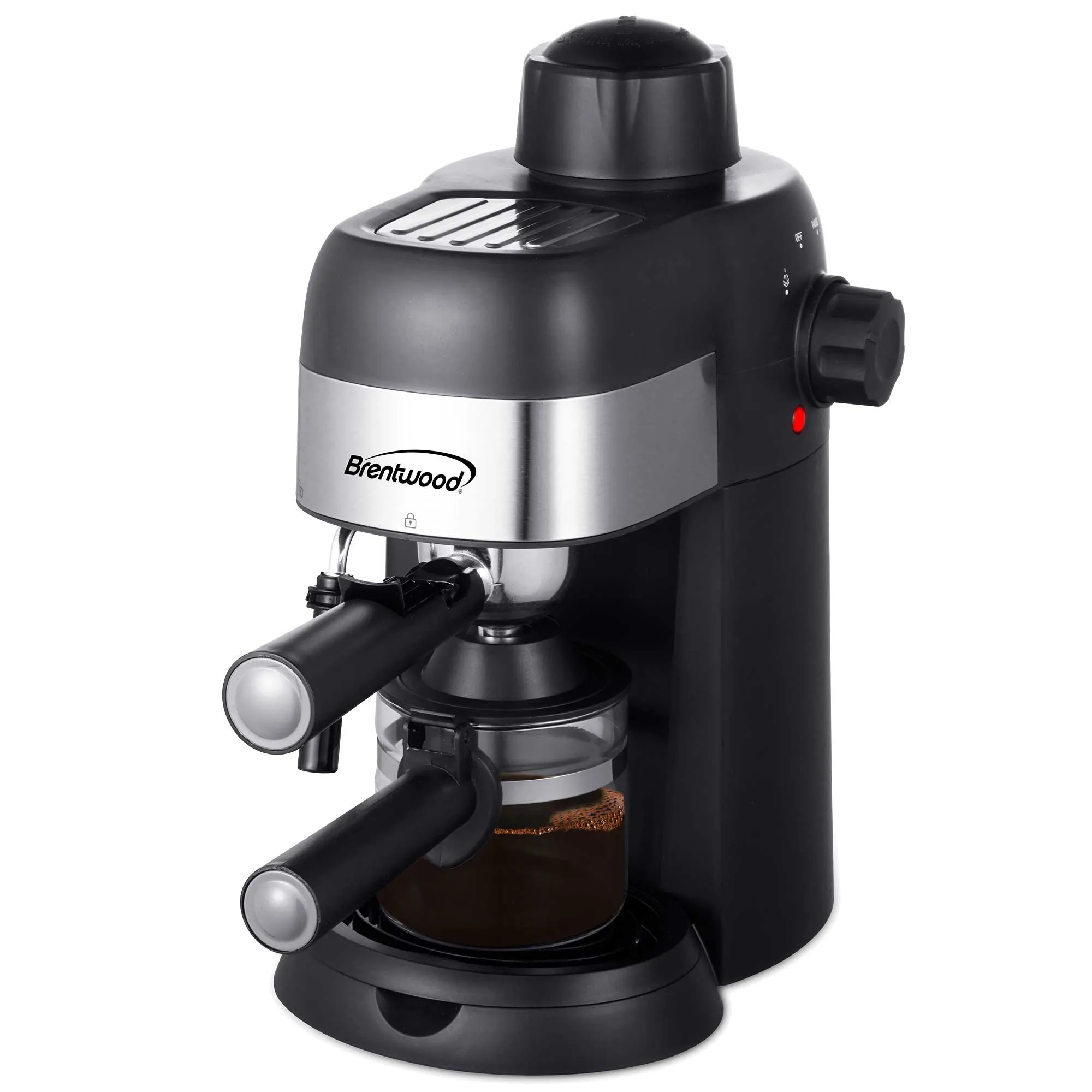 Brentwood GA-134BK Espresso and Cappuccino Maker, Black