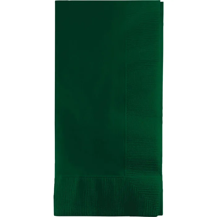 Bulk Hunter Green 2 Ply Dinner Napkins (600 per Case)