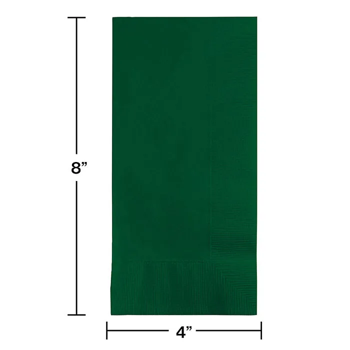 Bulk Hunter Green 2 Ply Dinner Napkins (600 per Case)