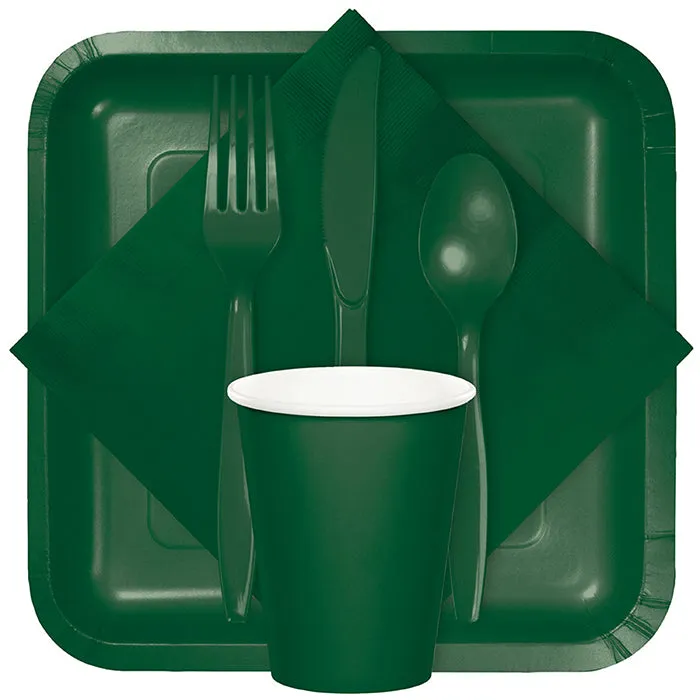 Bulk Hunter Green 2 Ply Dinner Napkins (600 per Case)