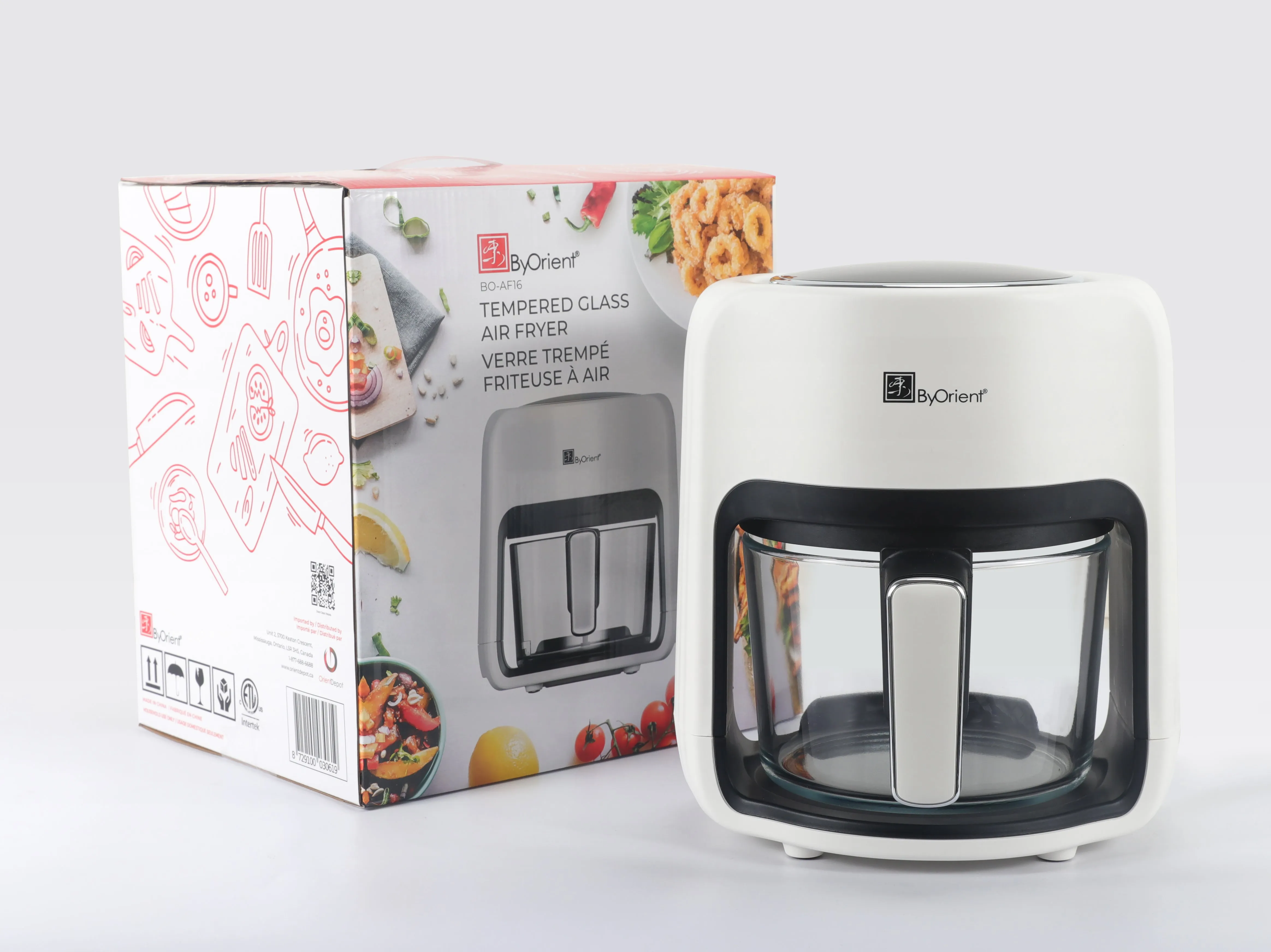 ByOrient Tempered Glass Air Fryer BO-AF16