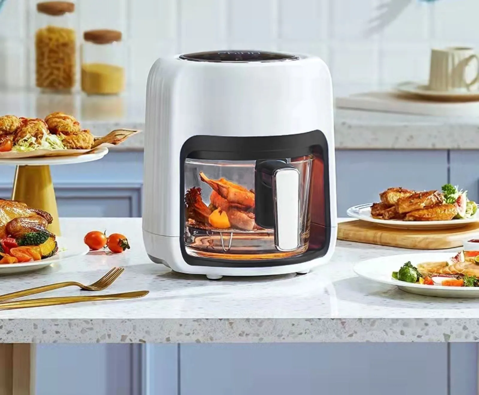 ByOrient Tempered Glass Air Fryer BO-AF16