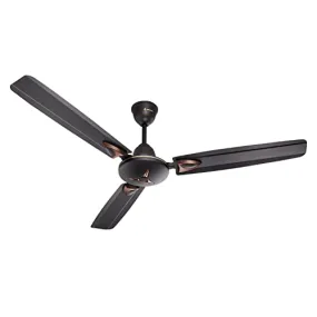 Candes Star 1200mm High-Speed Decorative Ceiling Fans for Home | BEE Star Rated 405 RPM Anti-Dust | 2 Years Warranty (Coffee Brown) Pack of 1